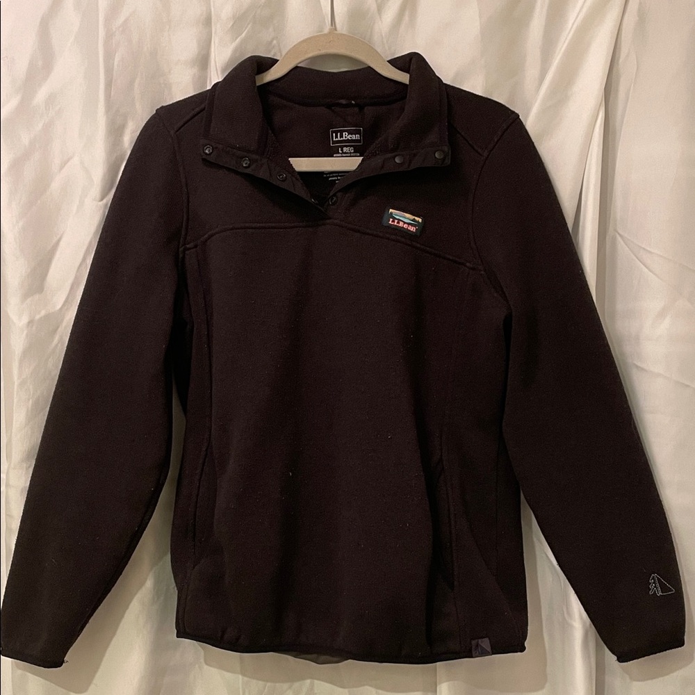 L.L. Bean Black Pull Over